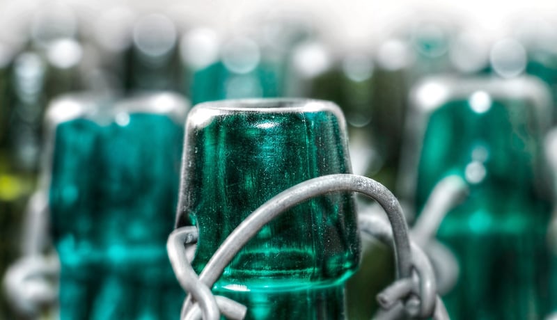 Upcycled Bottle Vases